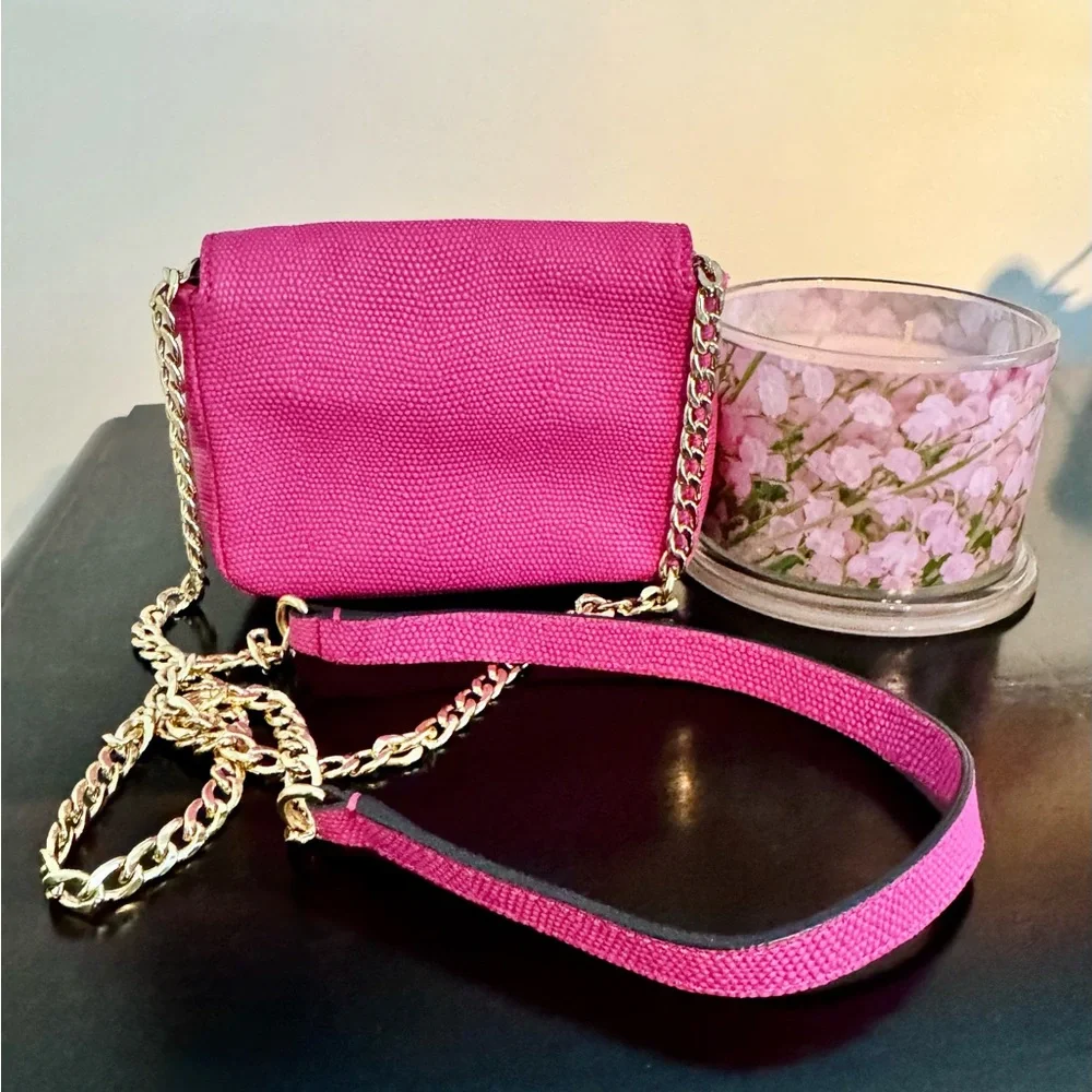 Juicy Couture Emblazon Mini Crossbody Bag Pink NWOT